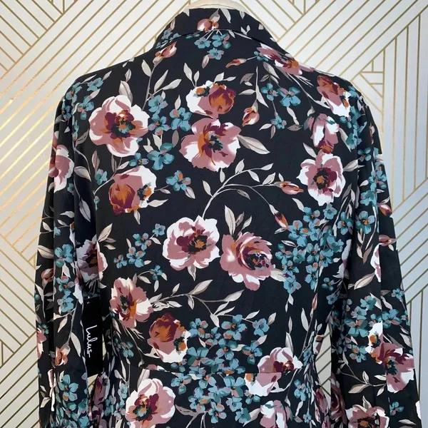 Lulus‎ Such a Beauty Black Floral Button-Up Dress - Image 9