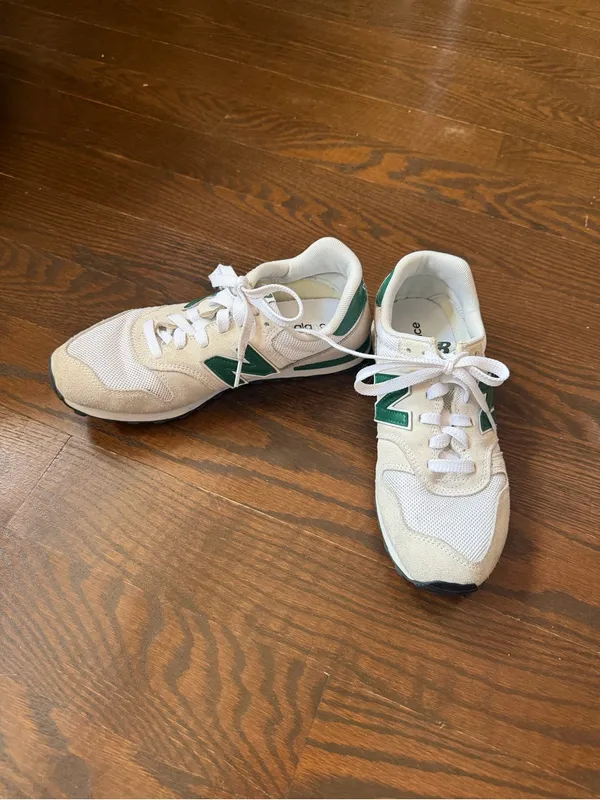 New Balance 373 White Team Forest Green sneakers - Image 2