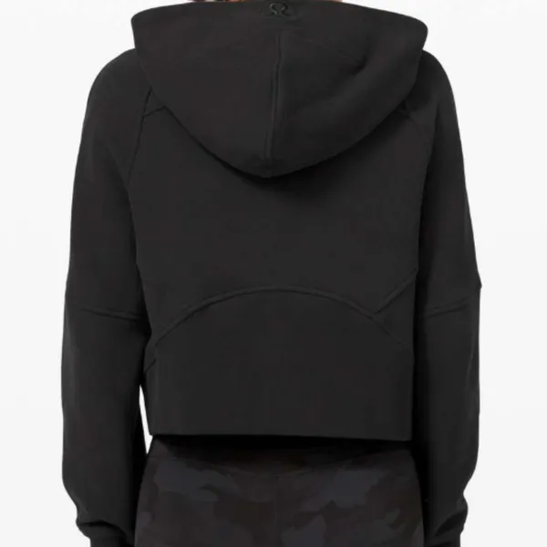 75. Lululemon Scuba Oversized 1/2 Zip Hoodie Black - Image 2
