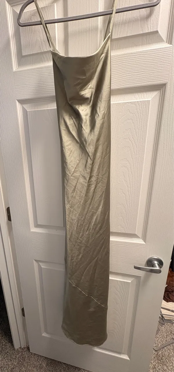 Show Me Your Mumu Tuscany Slip Dress Moss Green - Image 3