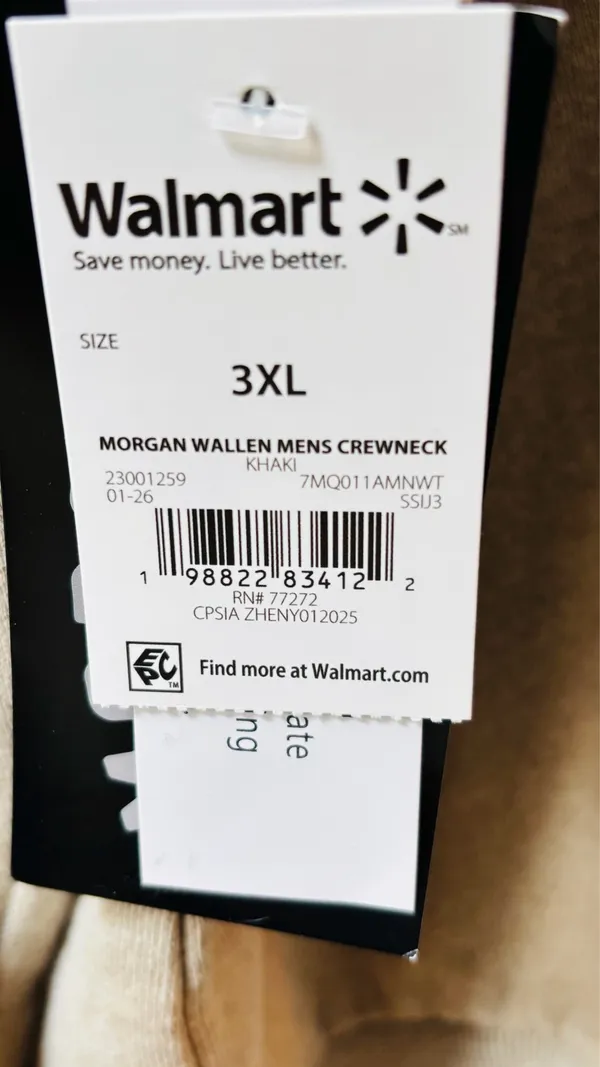 Morgan Wallen | crew neck sweatshirt Size: 3XL - Image 12