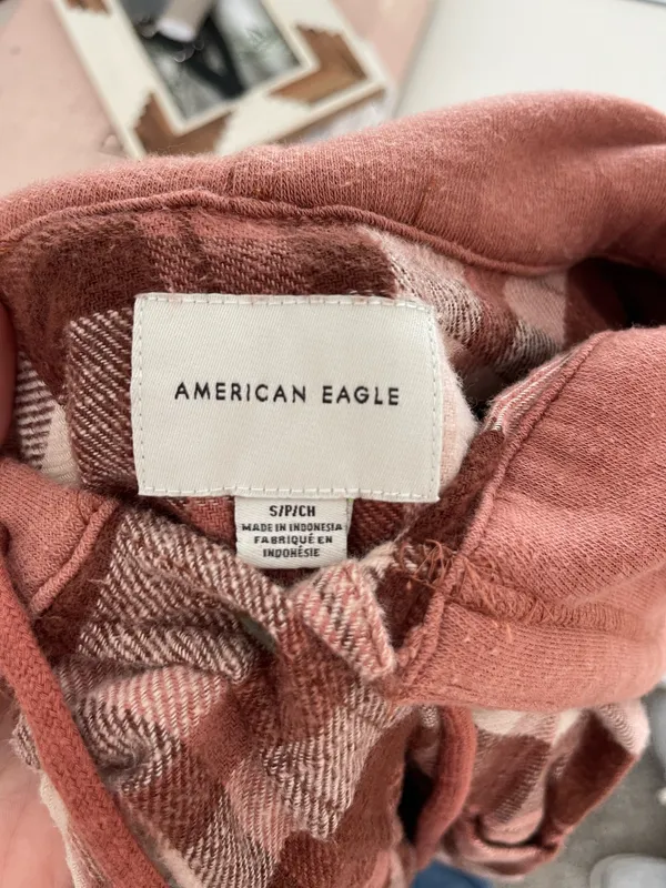 American Eagle Outfitters Hooded Flannel - Image 4