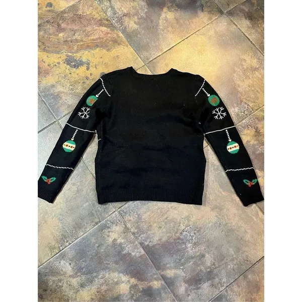 NO BO No Boundaries Christmas Sweater XL 15-17 - Image 9