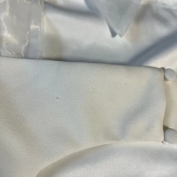 NEW Lulus Beaming Perfection White Pearl Organza Tie-Strap Mini Dress Size XL - Image 15