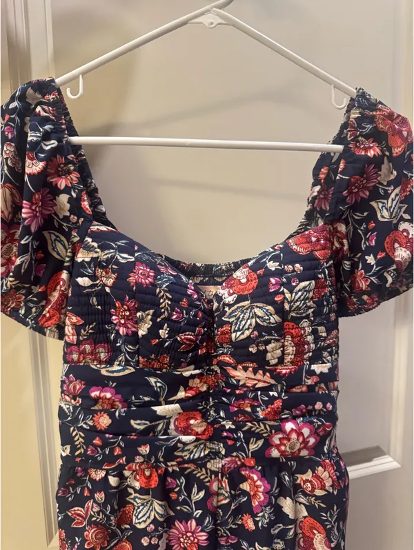 Floral Romper Blue - Image 2