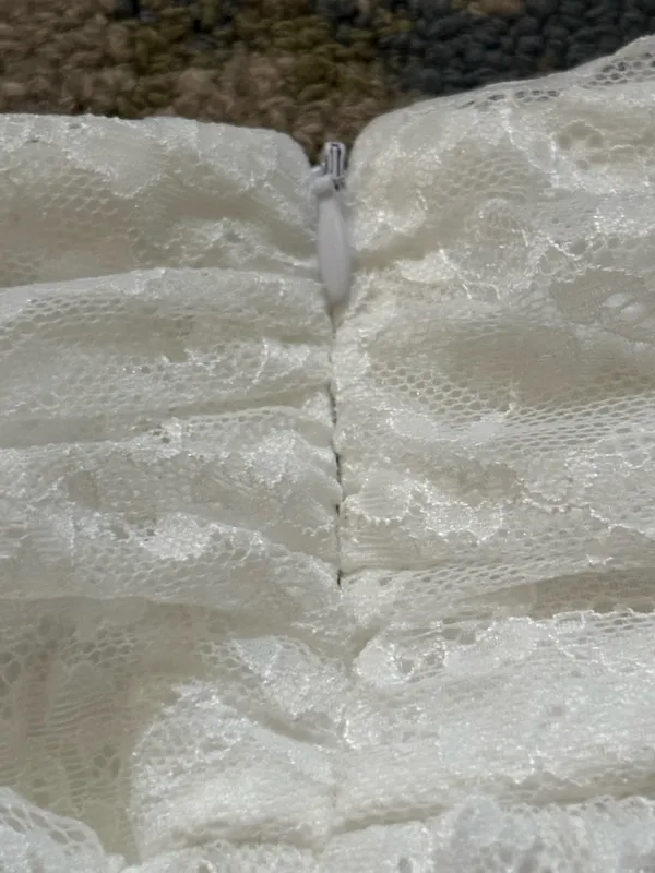 White Lace Mini Skirt Amazon - Image 2