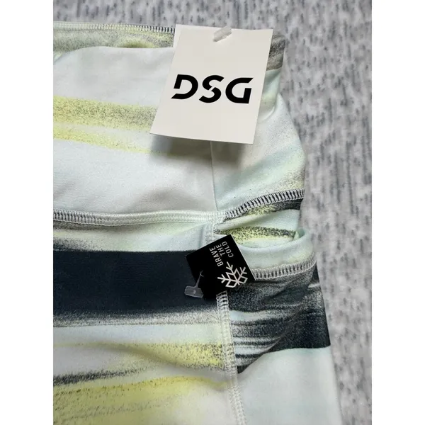 DSG Womens Cold Weather Compression High-Rise Leggings Abstract Print‎ XS New - Image 3