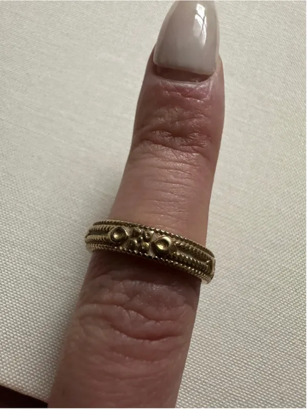 Hey Harper 14K Gold Plated Alex Essential Ring sz 7 - Image 3