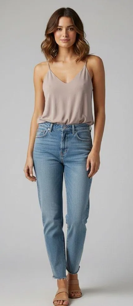 EXPRESS Crepe Sleeveless Cami Bodysuit Double V-Neck Thong Back in Mauve Size L - Image 2