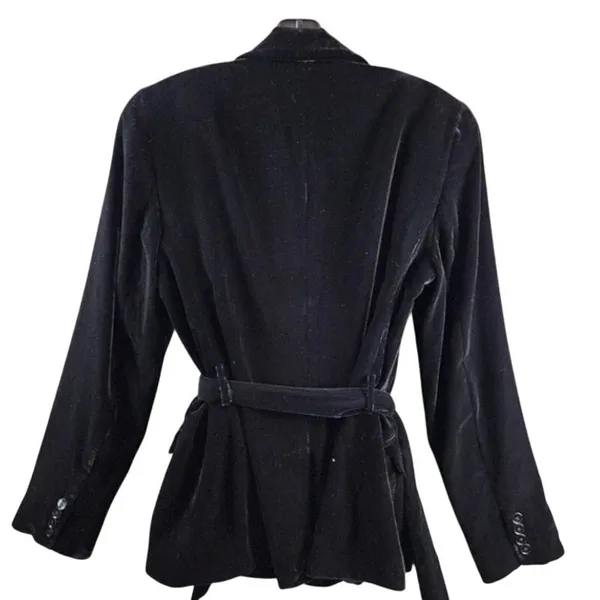 Lauren Ralph Lauren Belted Velvet Blazer Size 4 New with Tags - Image 6