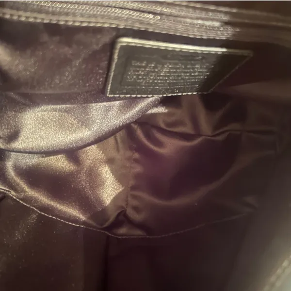 Coach Soho Signature Hobo Black Grey New Monogram Canvas F11858 Classic Y2K - Image 4