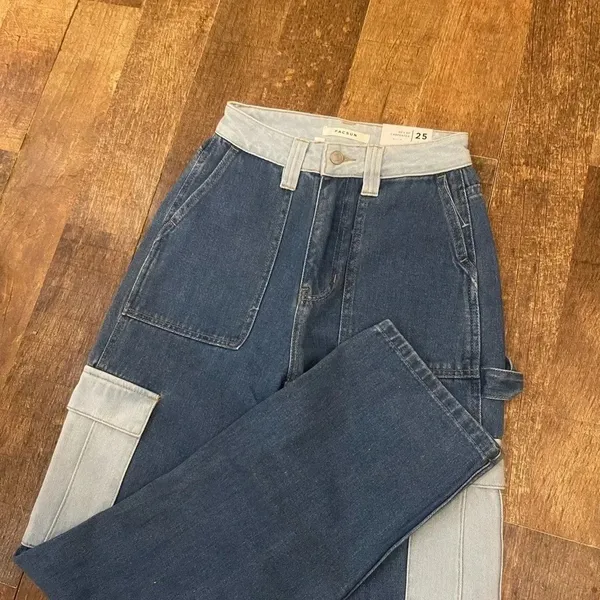 Pacsun 90s Boyfriend Y2K Baggy Carpenter Straight Jeans size 25 - Image 7