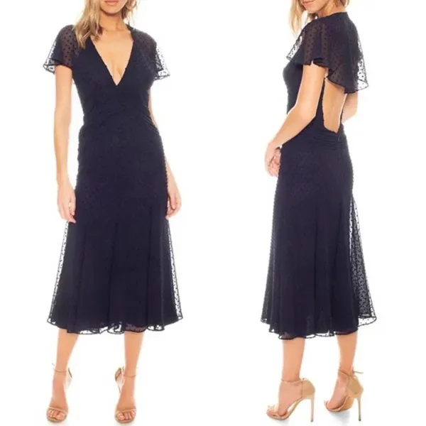 Katie May Show The F Up Navy‎ Blue Midi Dress - Image 2