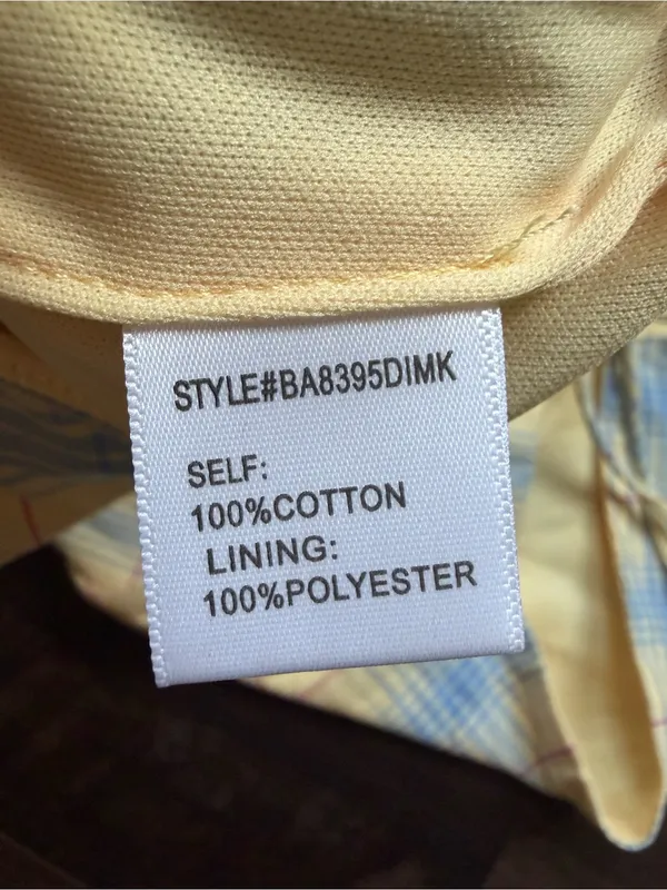 NWT Altar'd State Pastel Blue and yellow Plaid Wrap Mini Skirt - Image 4