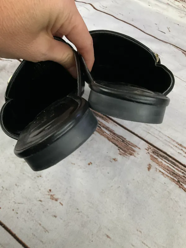 Nicole Miller FAUX LEATHER APPLIE MULES - Image 7
