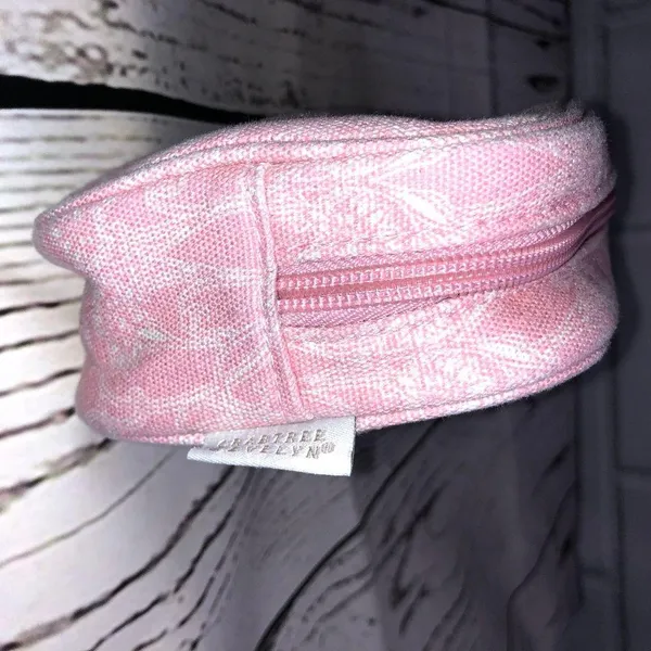 Crabtree & Evelyn Pink Cosmetic Case Makeup Bag - Image 4