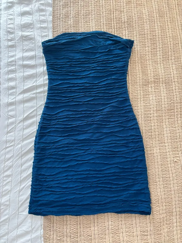 Princess Polly Blue Mini Dress - Image 2
