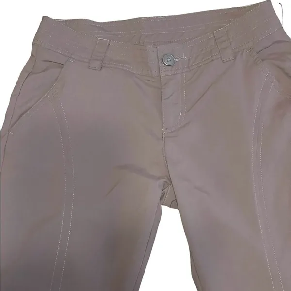 Columbia Womens Brown Button Front Cargo Hiking Pants with Pockets Size 6 - Image 4