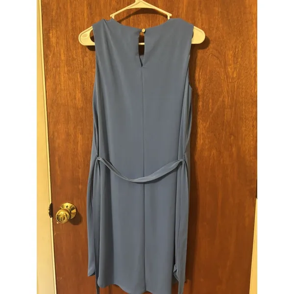 Ann Taylor Blue Sleeveless Dress Women's Size S Small - Image 2
