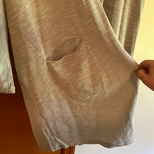 Anthropologie DONNI. Ribbed Sandwash Open Cardigan - Image 5