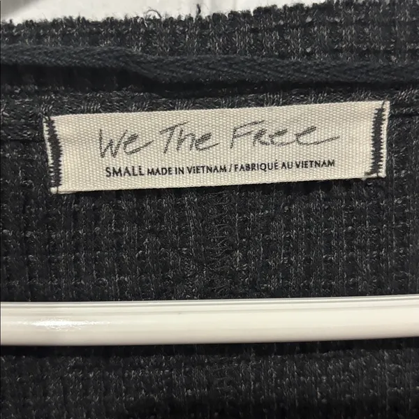 We The Free Black Long Sleeve Top - Image 2
