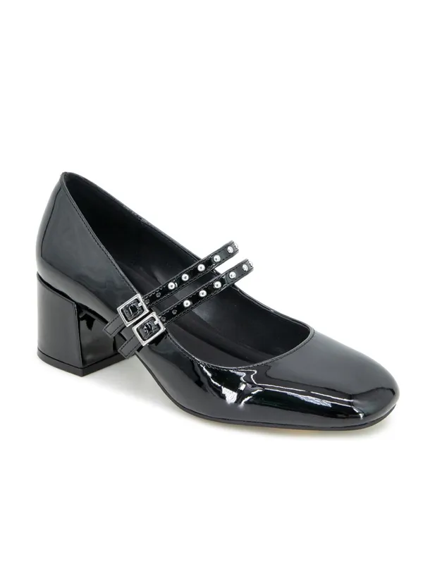 Kenneth Cole Reaction Women's Leeann Studs Mary-Jane Pumps- Size 8M - Image 2