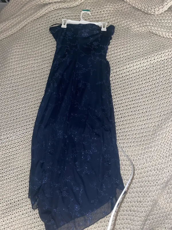 vintage glitter strapless dress - Image 2