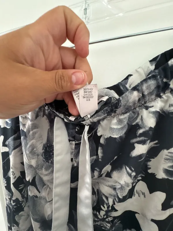 Victoria's Secret Satin Floral Drawstring Pajama Pant - Image 5
