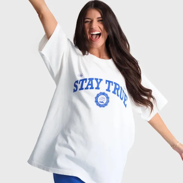 "Set Free X Stay True" White Heavyweight Tee - Image 3