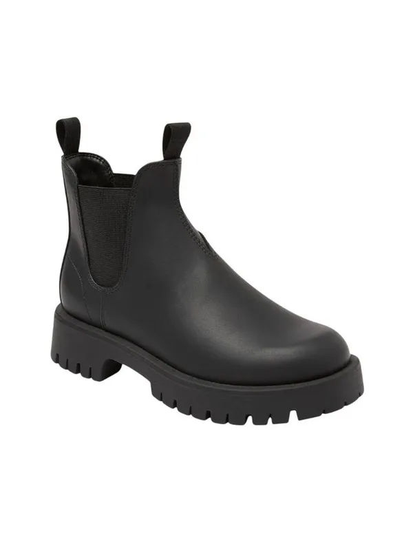 Universal Thread Womens Zora Boots Faux Leather Chelsea 94637403 Black 8M - Image 10