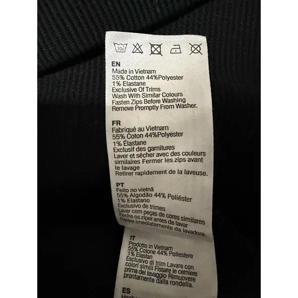 Varley Milano Half‎ Zip Sweat Black Women's Size Medium - Image 14