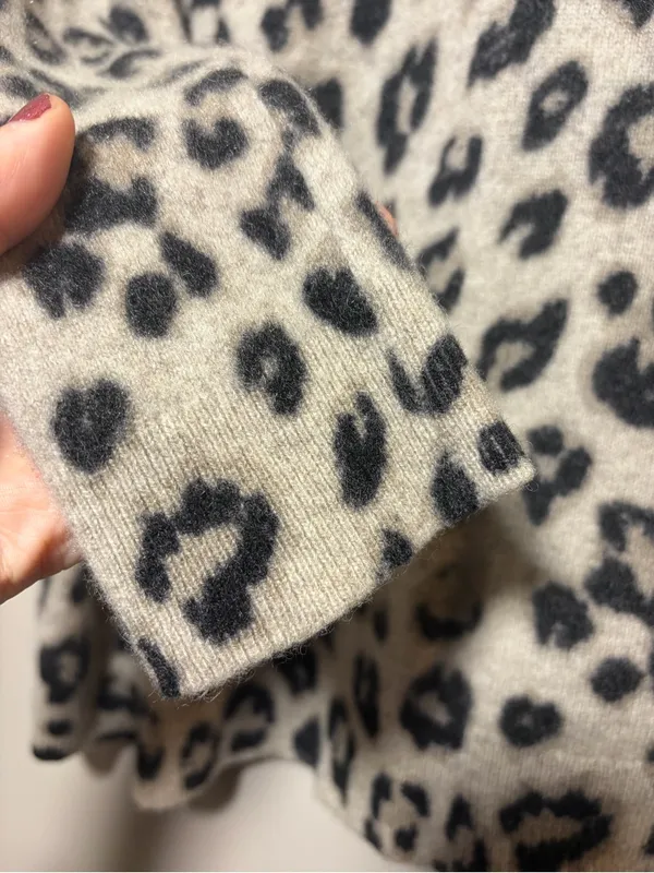 Charter Club Luxury Cashmere Animal Print Sweater - Image 6