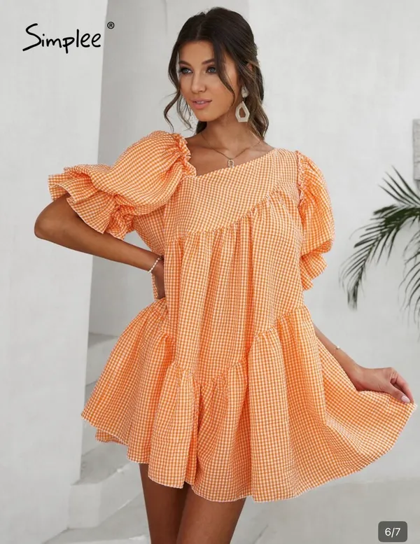 Orange Shein Dress - Image 2
