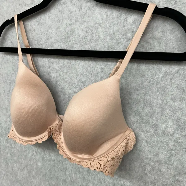 Aerie Real Sunnie Full Coverage Bra 32D Brown Underwire Back Closure - Image 2