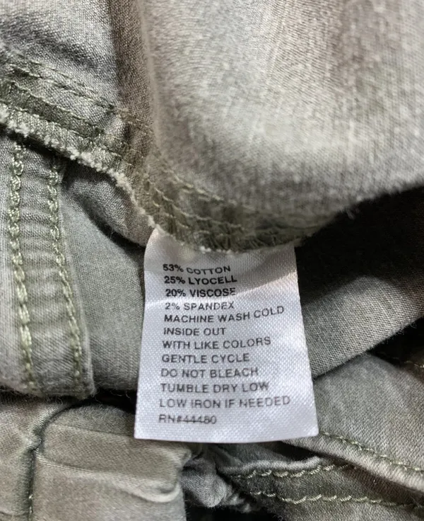 Wonderly sage green cargo jogger pants size 27 womens - Image 13