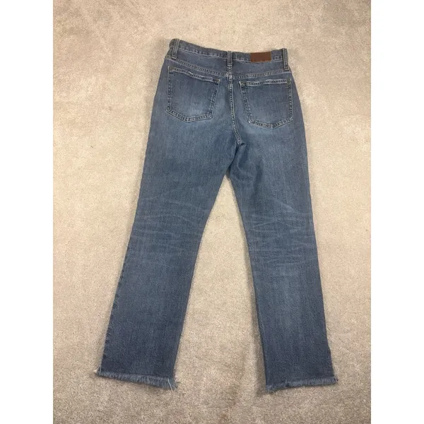madewell the perfect‎ vintage jean 29 Raw Hem Side Slit Med Wash - Image 7