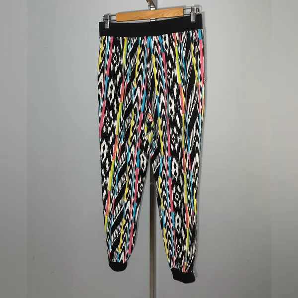 Eye Candy 90s pattern joggers pants woman’s size large - Image 3