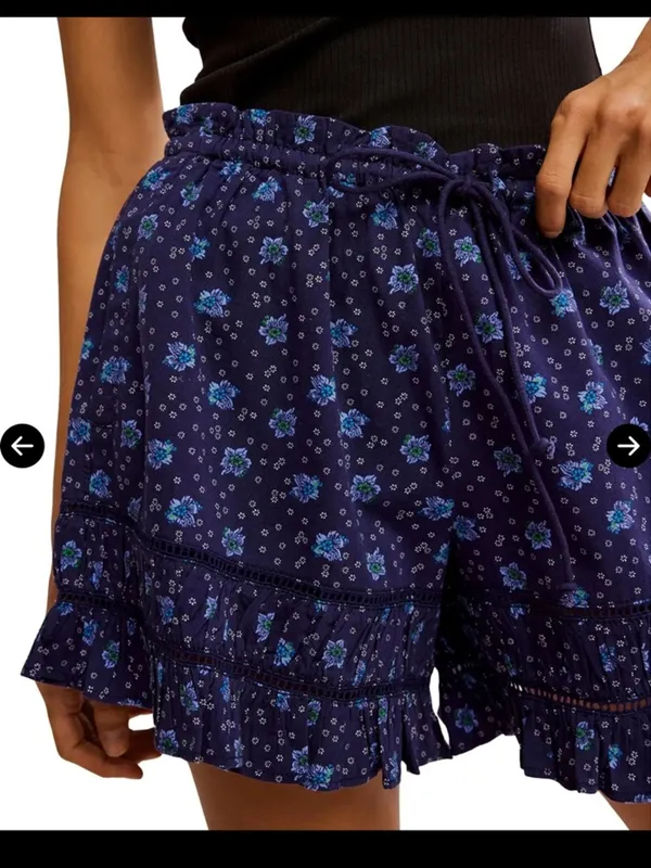 FREE PEOPLE  Cambridge Printed Pull On Short XS - Image 2