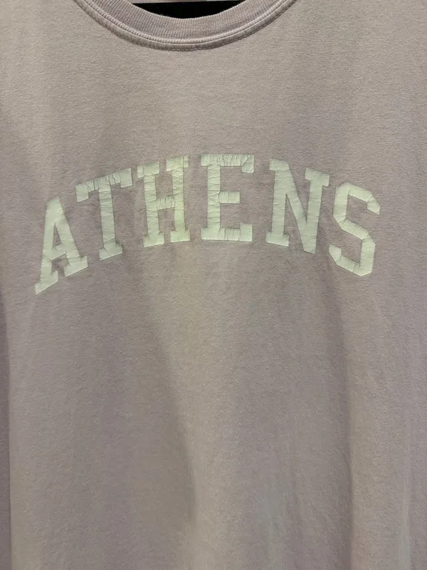 Comfort Plus by Predictions Comfort Colors Athens GA Logo T-Shirt Purple - Image 4
