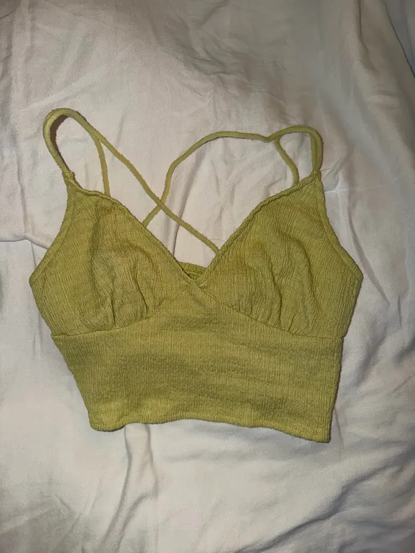 Lime Green Tank Top Shein - Image 2