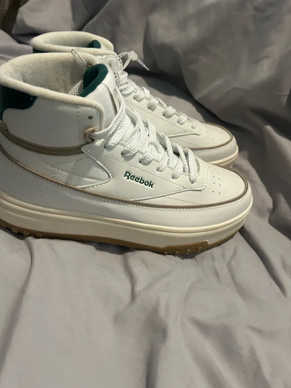 Reebok Women's Club C Double Geo Hi Heritage Sneaker - Image 2