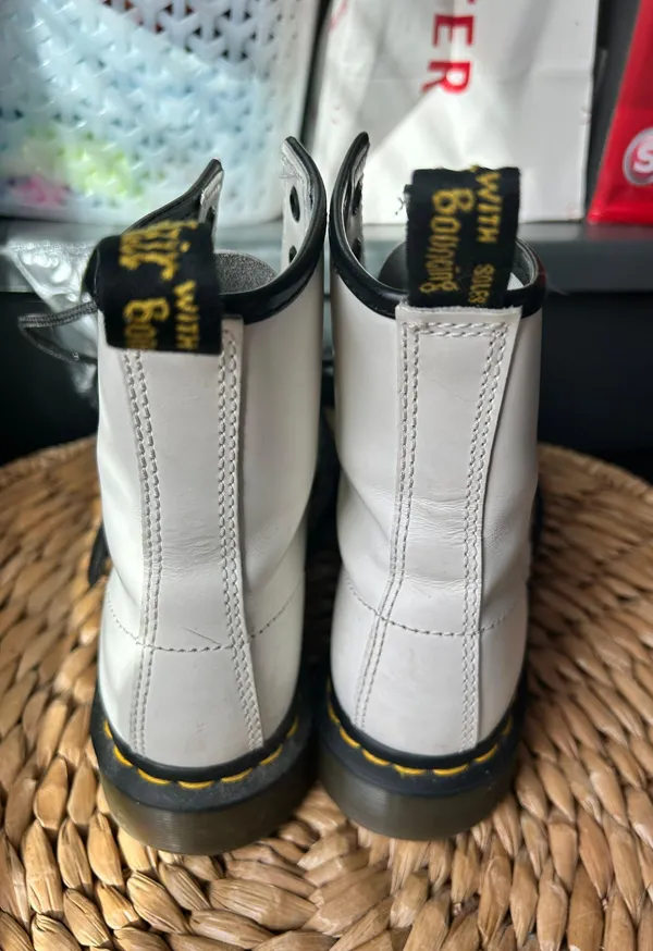 Dr. Martens White Boots - Image 3
