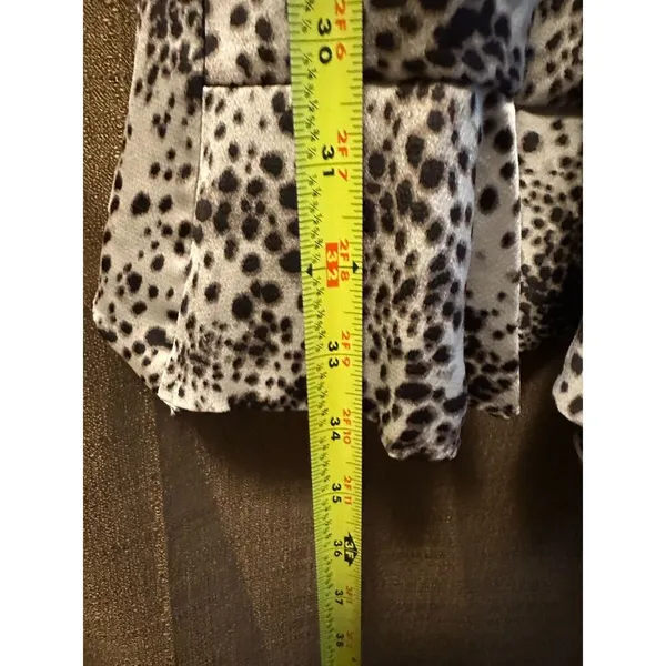 NWT Saints & Secrets On The Prowl Asymmetrical Dress Animal Print Size Medium - Image 7