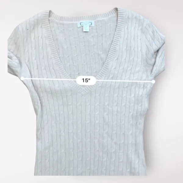 Anthropologie Aphorism Angora‎ Rabbit Hair Cable Knit Sweater Size S - Image 3