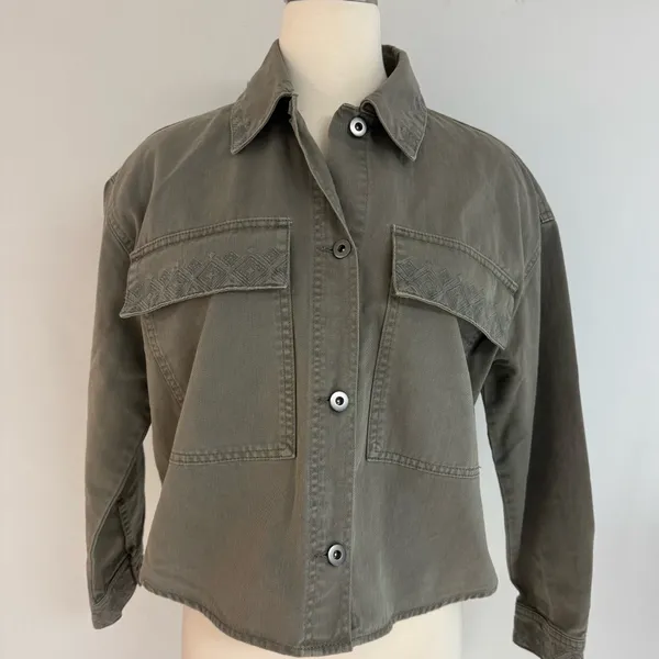 Zara Green Utility Jacket NWT - Image 2