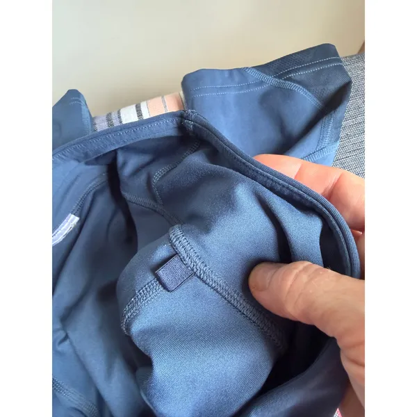 Pearl Izumi Women's Capri Leggings Medium Dusty Blue Mesh Pocket Athletic - Image 9