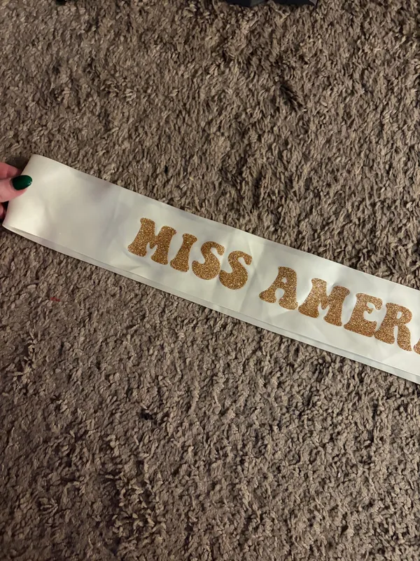 Miss Americana Sash White Size undefined - Image 2