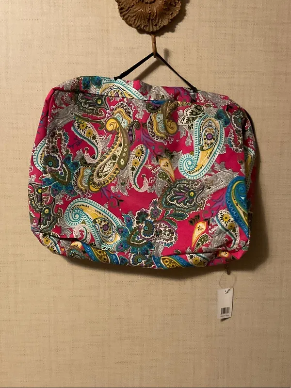 Paisley Print Travel Tote Bag - Multicolor - Image 3