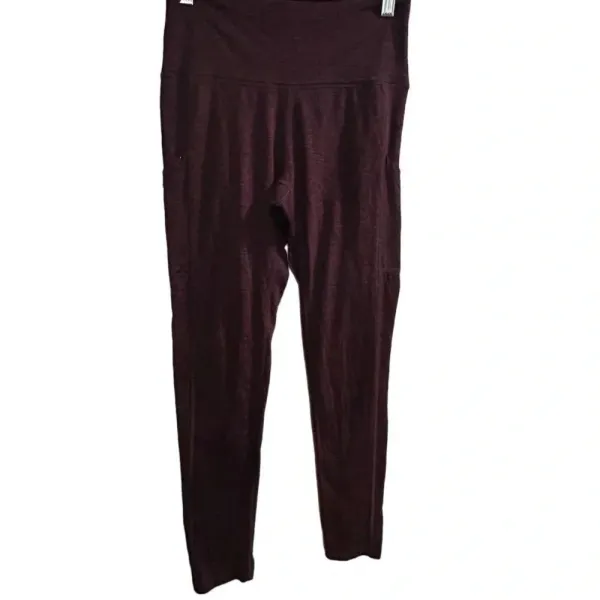 Aerie Women's High Rise Soft‎ Marled Leggings Purple Size M Activewear - Image 2