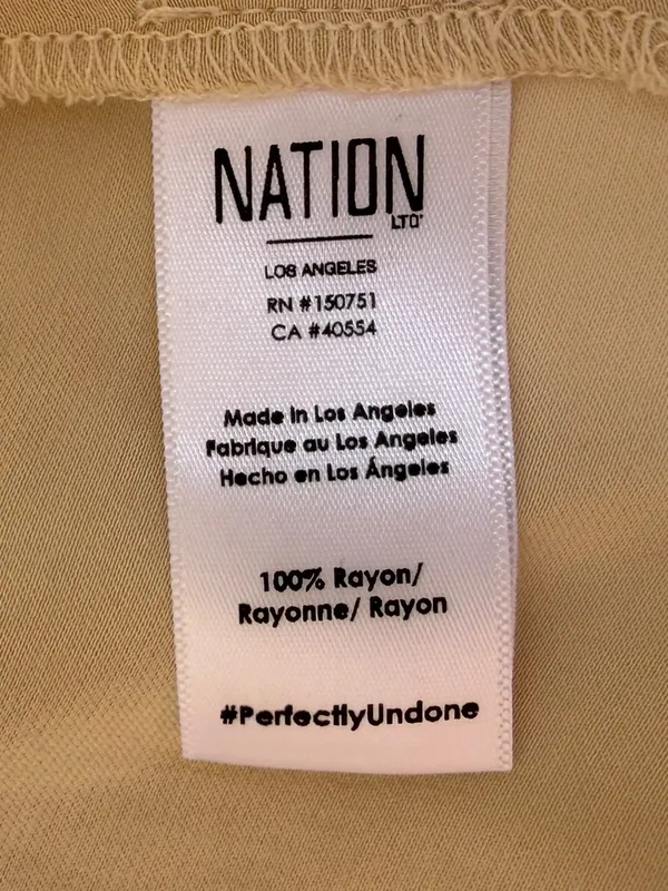 Nation LTD Satin Blouse - Image 7